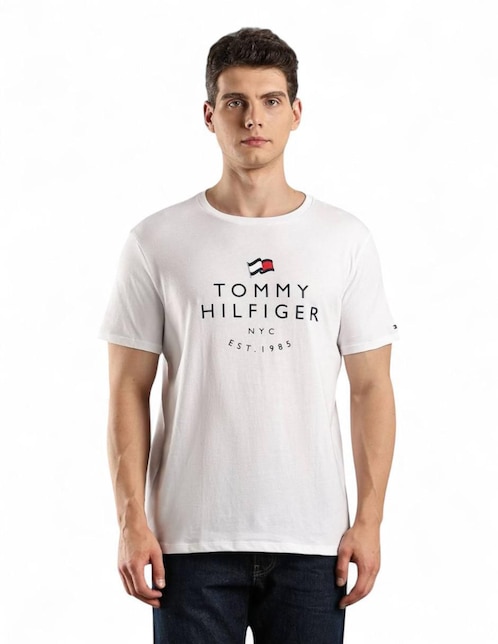 Playera Tommy Hilfiger cuello redondo para hombre