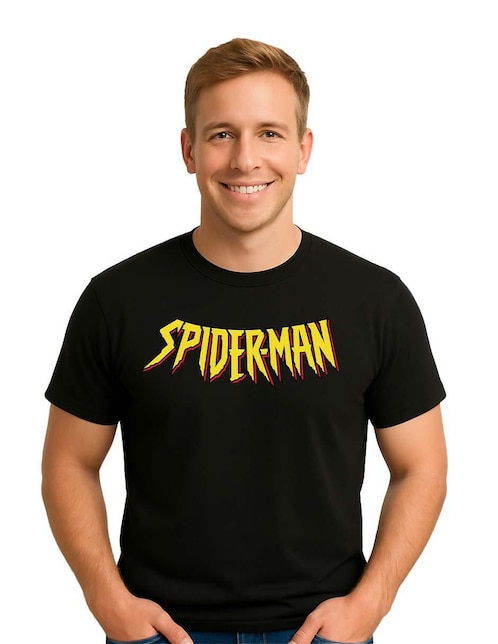 Playera Spider-Man cuello redondo para hombre