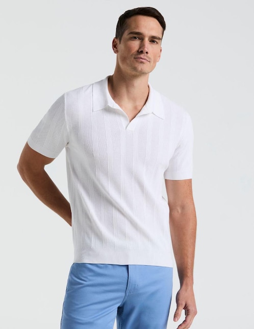 Playera tipo polo Perry Ellis para hombre
