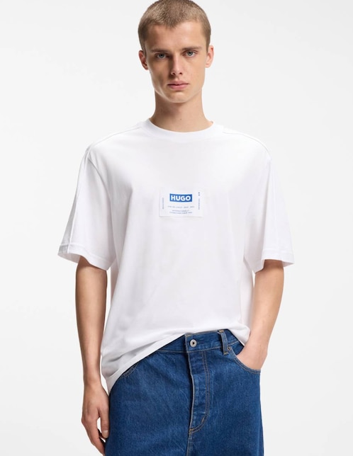 Playera Hugo Blue cuello redondo para hombre