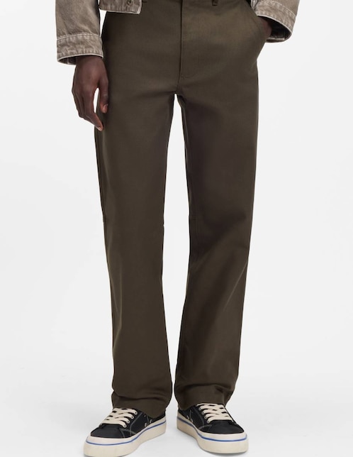 Pantalón regular Hugo Blue de algodón para hombre