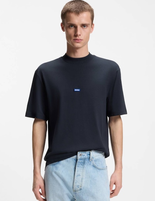 Playera Hugo Blue cuello redondo para hombre