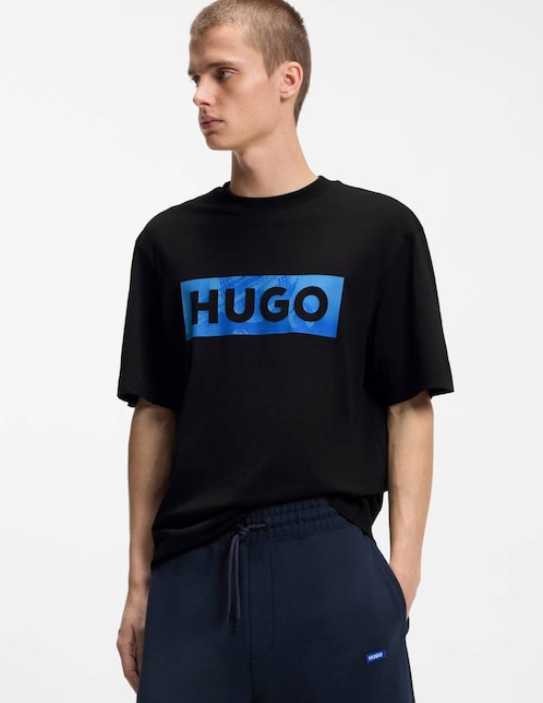 Playera Hugo Blue cuello redondo para hombre