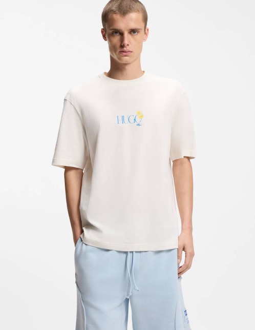 Playera Hugo Blue cuello redondo para hombre