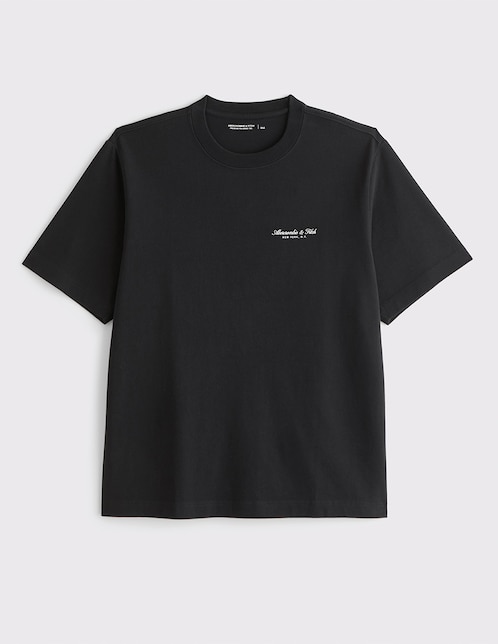 PLAYERA ABERCROMBIE & FITCH, G, NEGRO