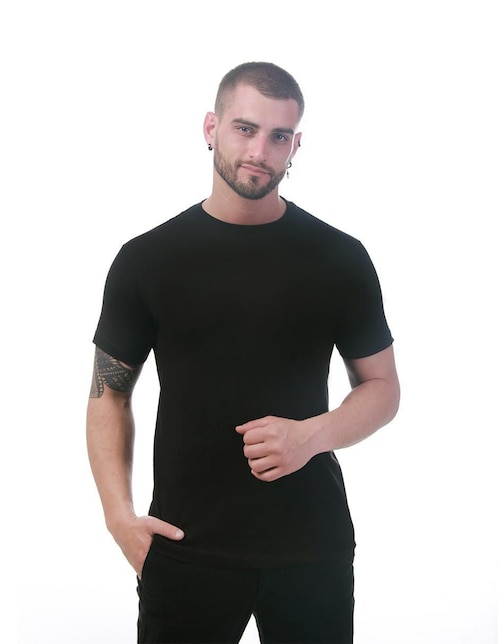 Playera Básicos cuello redondo para hombre 1