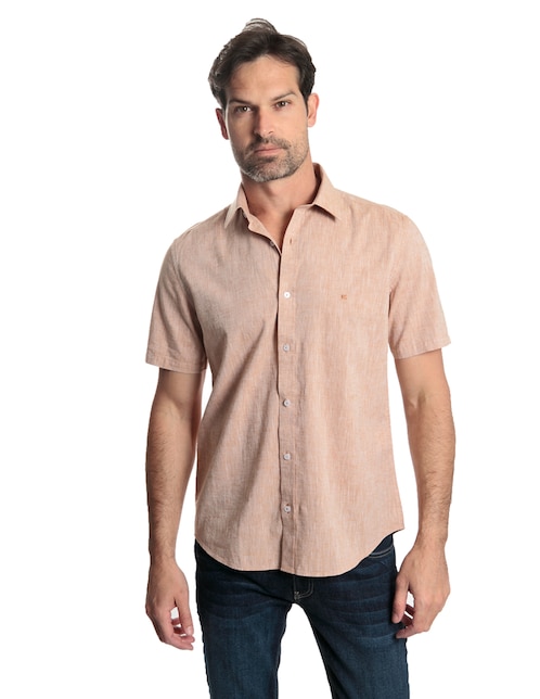 Camisa casual Kenneth Cole manga corta para hombre