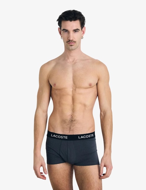 Set Bóxer brief Lacoste de algodón para hombre 3 piezas