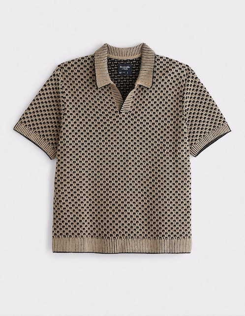 Playera cuello camisero para hombre 1