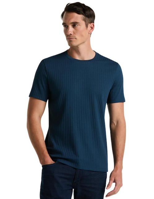 Playera Perry Ellis cuello redondo para hombre