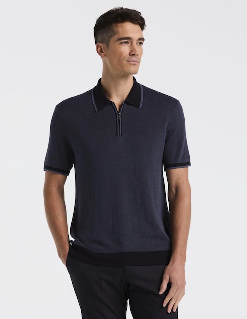 Playera tipo polo Perry Ellis para hombre