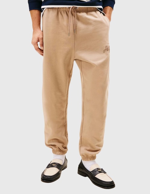 Pantalón jogger regular Tommy Hilfiger de algodón para hombre