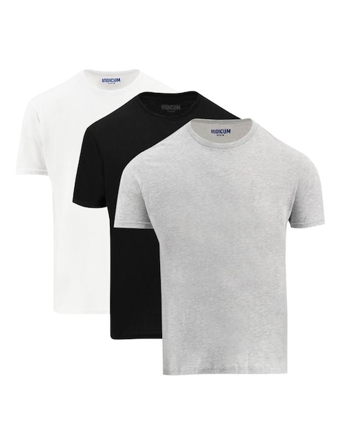 Set playera Indicum Denim cuello redondo para hombre