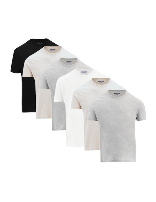 Set playera Indicum Denim cuello redondo para hombre
