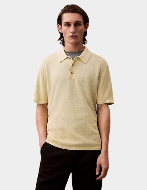 Playera tipo polo Calvin Klein para hombre