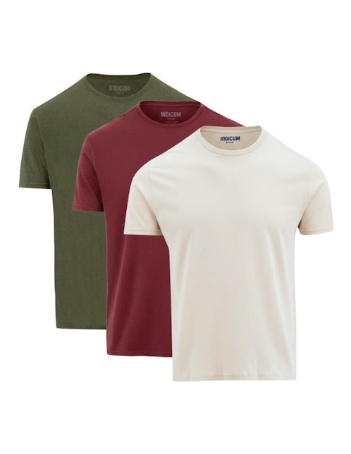 Set playera cuello redondo para hombre 1