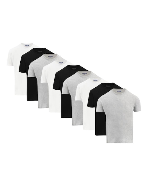 Set playera cuello redondo para hombre 1