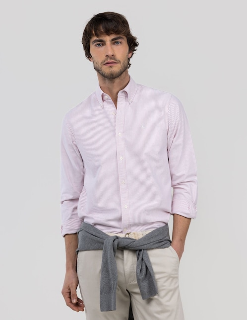 CAMISA EL GANSO 1050S260013, XG, ROJO