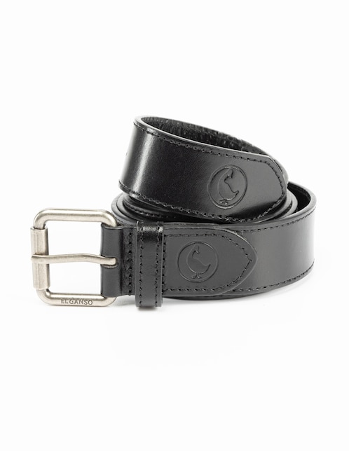 Cinturón El Ganso de piel bovino para hombre