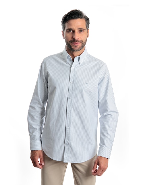 Camisa casual Kenneth Cole manga larga para hombre