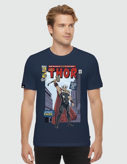 Playera Disney Marvel cuello redondo para hombre