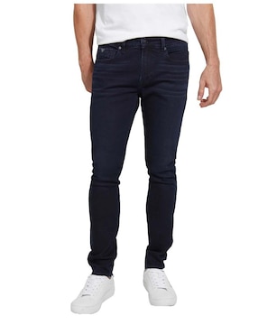 Jeans Skinny Guess Lavado Obscuro Para Hombre