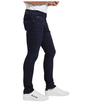 Jeans skinny GUESS lavado obscuro para hombre
