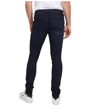 Jeans skinny GUESS lavado obscuro para hombre