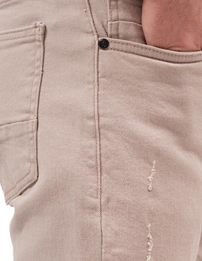 Jeans slim Mchk lavado desgastado para hombre