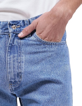 Jeans straight Mchk 8022 lavado claro para hombre