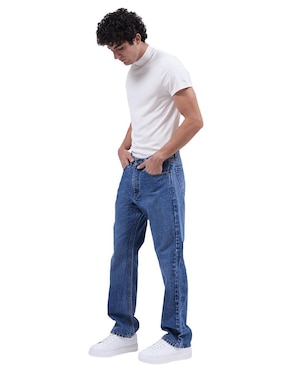 Jeans straight Mchk 8021 lavado obscuro para hombre