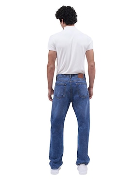 Jeans straight Mchk 8021 lavado obscuro para hombre