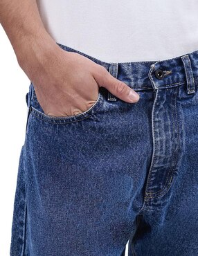 Jeans straight Mchk 8021 lavado obscuro para hombre