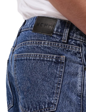 Jeans crooped straight Mchk 8019 lavado claro para hombre