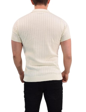 Playera tipo polo John Leopard para hombre