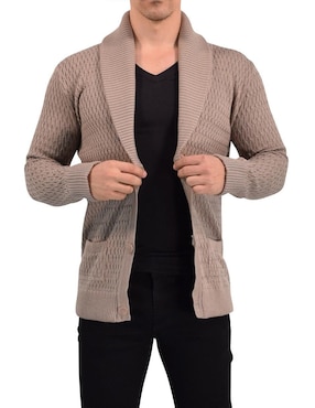 Suéter John Leopard cuello V para hombre