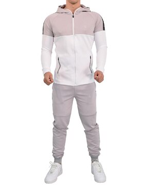 Conjunto deportivo regular John Leopard con elástico para hombre