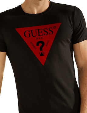 Playera GUESS BA2023 cuello redondo para hombre
