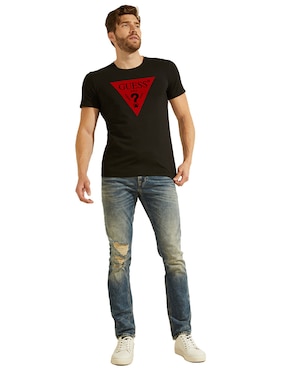Playera GUESS BA2023 cuello redondo para hombre