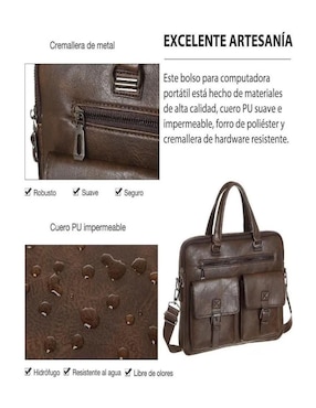 Portafolio Lab.G de cuero para hombre