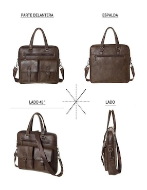 Portafolio Lab.G de cuero para hombre