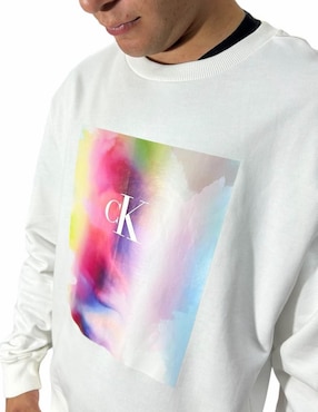 Sueter Calvin Klein cuello redondo para hombre