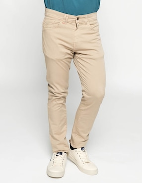 Pantalón Slim Scotta De Algodón Para Hombre