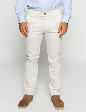 Pantalón Slim Scotta De Algodón Para Hombre