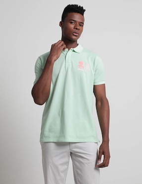 Playera Tipo Polo El Pulpo Para Hombre