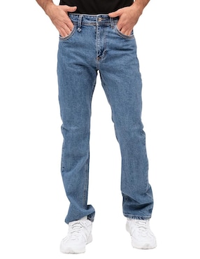 Jeans Recto Mchk 8027 Lavado Obscuro Para Hombre