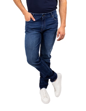 Jeans Slim Kenneth Cole Deslavado Para Hombre