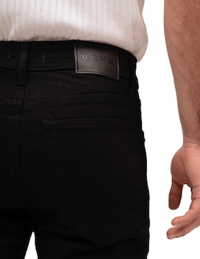 Jeans straight Mchk lavado obscuro para hombre