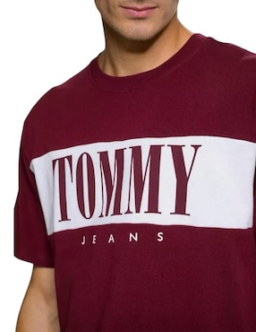 Playera Tommy Jeans cuello redondo para hombre