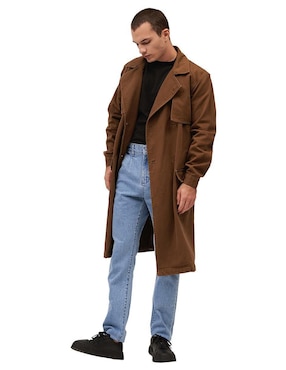 Gabardina larga MCHK para hombre